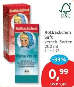 Budni Rotbäckchen Saft Angebot