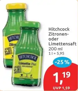 Budni Hitchcock Zitronen oder Limettensaft Angebot