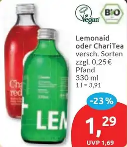 Budni Lemonaid oder ChariTea Angebot