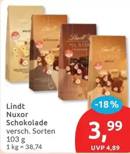 Budni Lindt Nuxor Schokolade Angebot