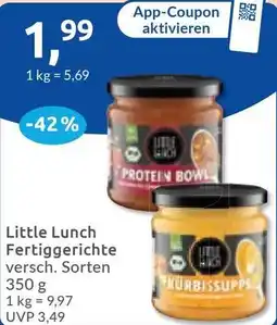Budni Little Lunch Fertiggerichte Angebot