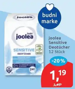 Budni joolea Sensitive Deotücher Angebot
