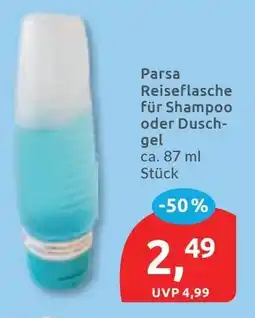 Budni Parsa Reiseflasche für Shampoo oder Duschgel Angebot