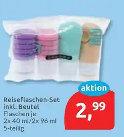 Budni Reiseflaschen-Set inkl. Beutel Angebot