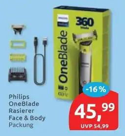 Budni Philips OneBlade Rasierer Face & Body Angebot
