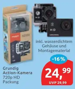 Budni Grundig Action-Kamera 720p HD Packung Angebot