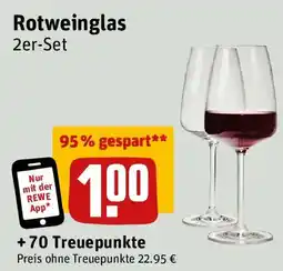 REWE Rotweinglas 2er-Set Angebot
