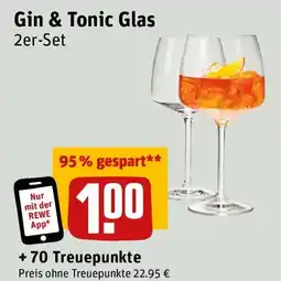REWE Gin & Tonic Glas 2er-Set Angebot