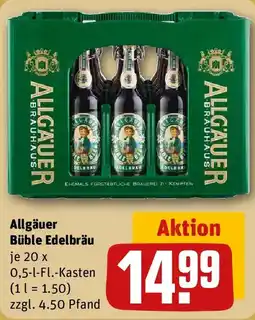REWE Allgäuer Büble Edelbräu Angebot