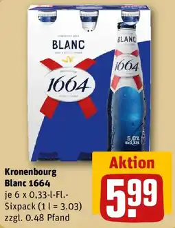 REWE Kronenbourg Blanc 1664 Angebot