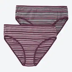 NKD Damen-Rioslip im Streifen-Design, 2er-Pack Angebot