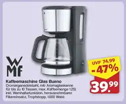 Famila Nord West WMF Kaffeemaschine Glas Bueno Angebot