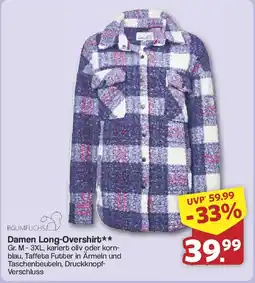 Famila Nord West BAUMFUCHS Damen Long-Overshirt Angebot