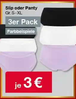 Woolworth Slip oder Panty Angebot