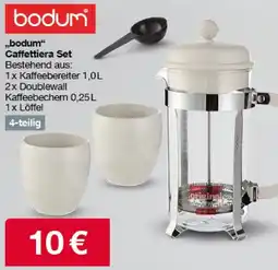 Woolworth bodum Caffettiera Set Angebot