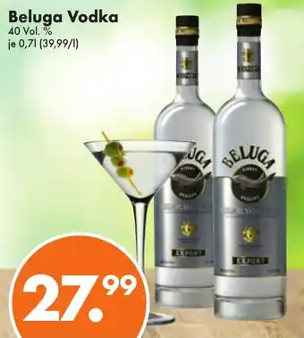 Trink und Spare Beluga Vodka 0,7L Angebot