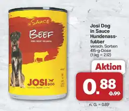 Famila Nord West Josi Dog in Sauce Hundenassfutter Angebot