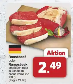 Famila Nord West Roastbeef oder Rumpsteak Angebot