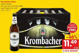 Netto Getränke Discount Krombacher Biere Angebot