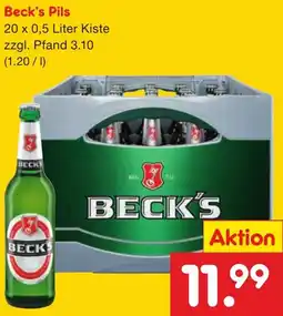 Netto Getränke Discount Beck's Pils Angebot