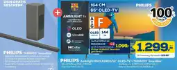 Euronics XXL PHILIPS Ambilight 650LED810/12 OLED-TV + TAB8200 Soundbar Angebot
