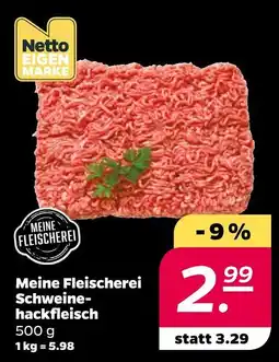 NETTO Netto meine fleischerei schweinehackfleisch Angebot