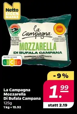 NETTO La campagna mozzarella di bufala campana Angebot