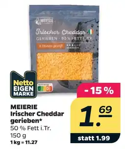 NETTO Meierie irischer cheddar Angebot