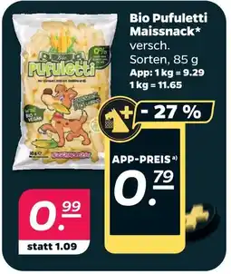 NETTO Bio pufuleti maissnack Angebot