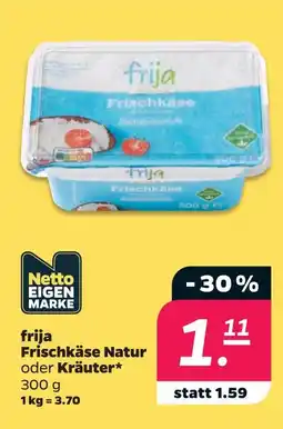 NETTO Frija frischkäse Angebot