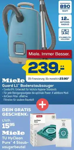 Euronics XXL Miele Guard L1 Bodenstaubsauger Angebot