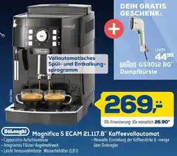 Euronics XXL DeLonghi Magnifica S ECAM 21.117.B Kaffeevollautomat Angebot