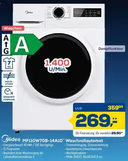 Euronics XXL Midea MF110W70B-14A10 Waschvollautomat Angebot