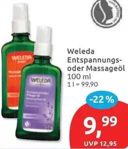 Budni Weleda Entspannungs- oder Massageöl Angebot