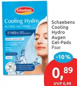 Budni Schaebens Cooling Hydro Augen Gel-Pads Angebot