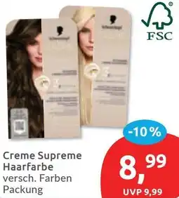 Budni Creme Supreme Haarfarbe Angebot