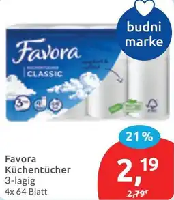 Budni Favora Küchentücher Angebot