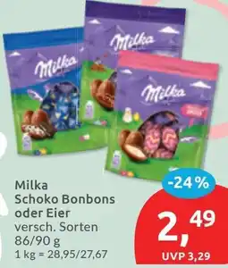 Budni Milka Schoko Bonbons oder Eier Angebot