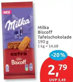 Budni Milka Biscoff Tafelschokolade Angebot