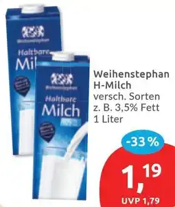 Budni Weihenstephan H-Milch Angebot