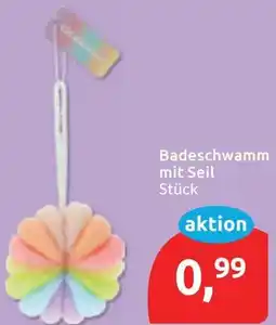 Budni Badeschwamm mit Seil Angebot