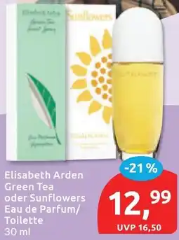 Budni Elisabeth Arden Green Tea oder Sunflowers Eau de Parfum/ Toilette Angebot