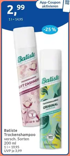 Budni Batiste Trockenshampoo Angebot