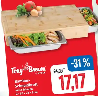 Tony Brown Bambus Schneidbrett