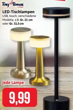 Stolz Tony Brown LED-Tischlampen Angebot