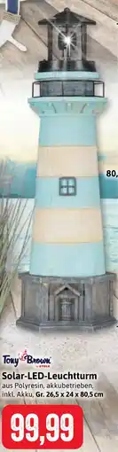 Stolz Tony Brown Solar-LED-Leuchtturm Angebot