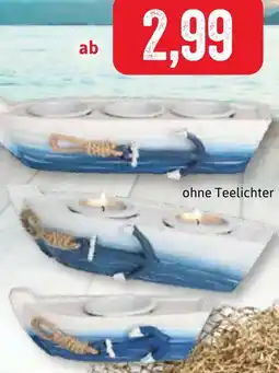 Stolz Tony Brown Teelichthalter ,,Boot" Angebot