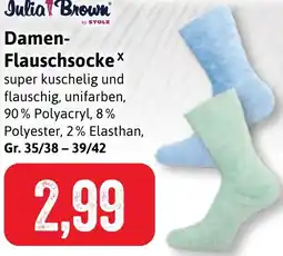 Stolz Julia Brown Damen Flauschsocke Angebot