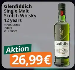 Famila Nord West Glenfiddich Single Malt Scotch Whisky 12 years Angebot