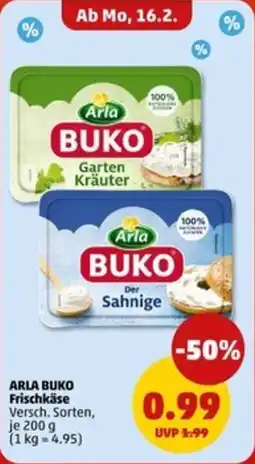 PENNY ARLA BUKO Frischkäse Angebot
